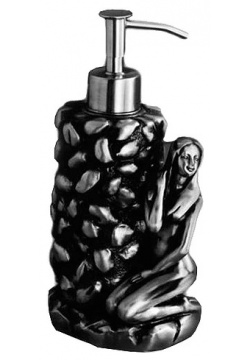 Дозатор жидкого мыла настольный серебро Art&Max Juno AM 0071A T 