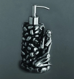 Дозатор жидкого мыла настольный серебро Art&Max Juno AM 0071A T