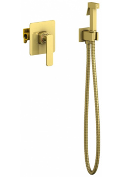 Гигиенический душ Timo Torne 4389/17SM со смесителем  золотой матовый