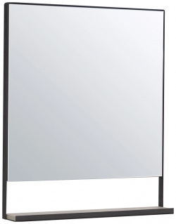 Зеркало 65x78 4 см дуб орегон/черный Акватон Лофт Урбан 1A254102LQX50 