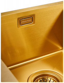 Кухонная мойка Paulmark Alster золотой матовый PM825951 BGL