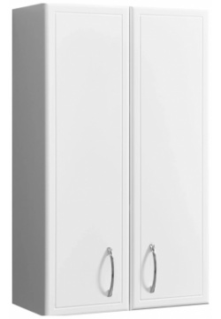 Шкаф двустворчатый подвесной 48x80 см белый глянец/белый матовый Stella Polar Концепт SP 00000139 