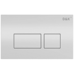 Кнопка смыва D&K Berlin DB1439016 для инсталляции  белый