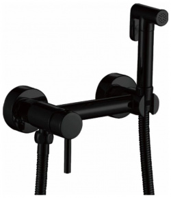 Гигиенический душ Haiba HB5510 7 со смесителем  черный матовый