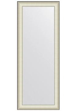 Зеркало 58x148 см белая кожа с хромом Evoform Definite BY 7628 