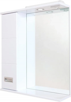 Зеркальный шкаф 58x71 2 см белый глянец L Onika Балтика 205815 