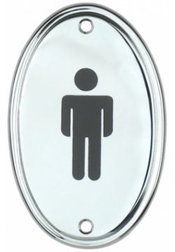 Табличка информационная "мужской туалет" Valsan VAL 005 
