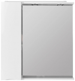 Зеркальный шкаф 60x75 см Bianco Lucido BelBagno Marino SPC 600/750 1A BL P L 