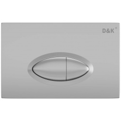 Кнопка смыва D&K Rhein Marx DB1399002 для инсталляции  матовый хром