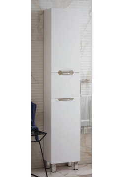 Пенал напольный белый глянец L/R Corozo Алиот SD 00000598 