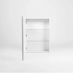 Зеркальный шкаф 50x70 см белый L/R Viant Куба VKUB50 ZSH