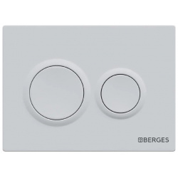 Кнопка смыва Berges Novum O4 040064 для инсталляции  белый матовый