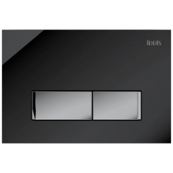 Кнопка смыва IDDIS Uniglass UNG10GBi77 для инсталляции  черный/хром