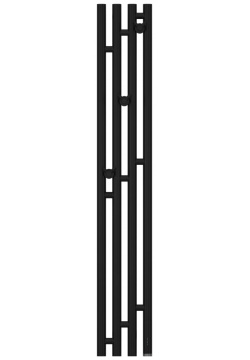 Полотенцесушитель электрический 1200x159 черный матовый МЭМ правый Сунержа Кантата 3 0 31 5847 1216