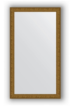 Зеркало 64x114 см виньетка состаренное золото Evoform Definite BY 3199 