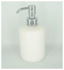 Дозатор для жидкого мыла Stil Haus Nemi 558(39) настольный  хром/белый