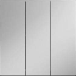 Зеркальный шкаф Misty Балтика Э Бал04080 011 80x80 см  белый глянец
