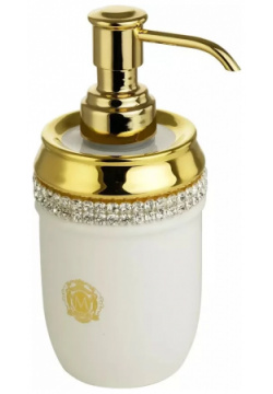 Дозатор для жидкого мыла Migliore Dubai 26593 настольный  золотой