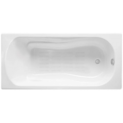 Ванна чугунная Delice Haiti Luxe DLR230636 AS 150x80 см  с антискользящим покрытием белый