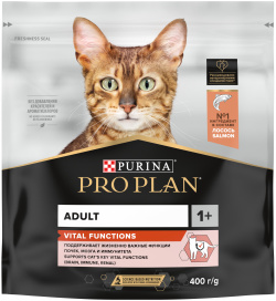 PRO PLAN ORIGINAL / Сухой корм ПРО ПЛАН для взрослых кошек поддержания здоровья органов чувств с лососем 78124