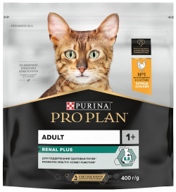 PRO PLAN ORIGINAL / Сухой корм ПРО ПЛАН для взрослых кошек поддержания здоровья почек с курицей 87588