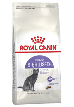 Royal Canin Sterilised / Сухой корм Роял Канин Стерилайзд для взрослых Кастрированных котов и Стерилизованных кошек в возрасте от 1 года до 7 лет 25370040R0