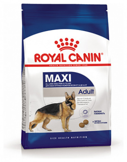 Royal Canin Maxi Adult / Сухой корм Роял Канин Макси Эдалт для Взрослых собак Крупных пород в возрасте от 15 месяцев до 5 лет 30071500R0
