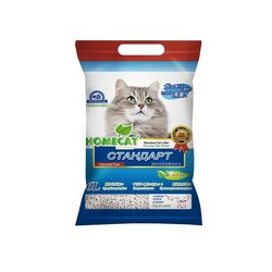 Homecat Ecoline / Комкующийся наполнитель Хоумкэт для кошачьего туалета Стандарт 63017