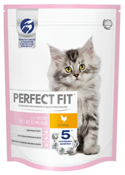 Perfect Fit / Сухой корм Перфект Фит для котят Курица 41031