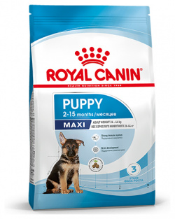 Royal Canin Maxi Puppy / Сухой корм Роял Канин Макси Паппи для Щенков Крупных пород в возрасте от 2 до 15 месяцев 30061500R2