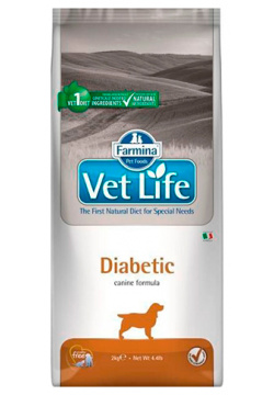 Farmina Vet Life Diabetic / Лечебный корм Фармина для собак при Диабете 00000007303