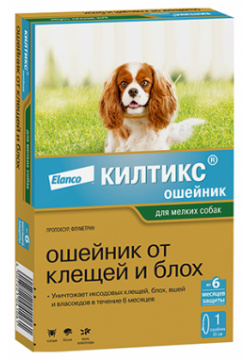 Elanco Килтикс / Ошейник от Клещей для собак Мелких пород 65493