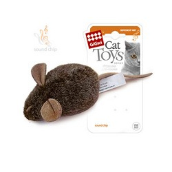 GiGwi Cat Toys / Игрушка Гигви для кошек Мышка со звуковым чипом (издает звуки при касании) 50176