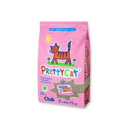 PrettyCat Euro Mix / Наполнитель для кошачьего туалета ПриттиКэт Евро Микс Бентонитовый Комкующийся 620260