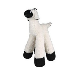Trixie / Игрушка Трикси для собак "Овца длинноногая" с пищалкой и погремушкой плюш 23339