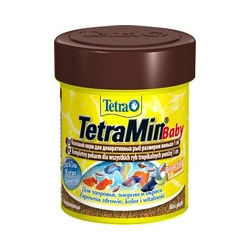Tetra Min Baby / Корм Тетра для мальков до 1 см мелкая крупа 66 мл 199156