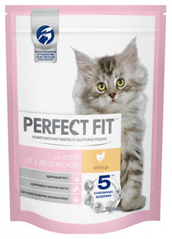 Perfect Fit / Сухой корм Перфект Фит для котят Курица 10185
