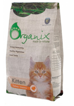 Organix Kitten Turkey / Сухой корм Органикс для Котят Индейка 20600