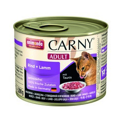 Animonda Carny Adult / Консервы Анимонда для кошек с Говядиной и Ягнёнком (цена за упаковку) 83705