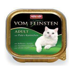 Animonda Vom Feinsten Adult / Консервы Анимонда для кошек с Индейкой и Кроликом (цена за упаковку) 83442