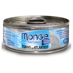 Monge Cat Natural / Консервы Монж Натурал для кошек Атлантический Тунец (цена за упаковку) 70007214