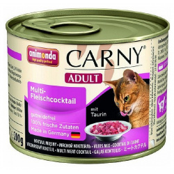 Animonda Carny Adult / Консервы Анимонда для кошек разные виды Мяса (цена за упаковку) 83702