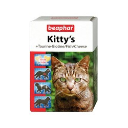 Beaphar Kittys Mix +Taurin Biotine/Fish/Cheese / Комплекс витаминов Беафар для кошек Таурин  Биотин Протеин Сыр 04206 Biotine