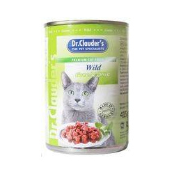 Dr Clauders / Консервы Доктор Клаудерс для кошек Кусочки в соусе с Дичью (цена за упаковку) 77758