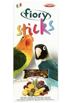 Fiory Sticks / Палочки Фиори для Средних попугаев с Фруктами 02600