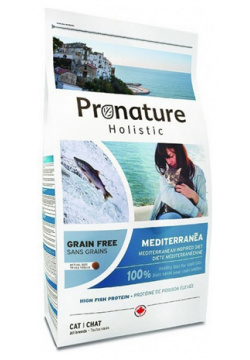 Pronature Holistic / Сухой корм Пронатюр Холистик для кошек Беззерновой Средиземноморское меню 102 3004