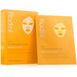 Rodial Маска для лица с витамином Vit C Energising Sheet Mask 4 шт SKVITCELUMSK4 П