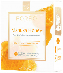 FOREO Восстанавливающая смарт маска для лица Manuka Honey 6 шт F9304