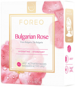 FOREO Увлажняющая смарт маска с розовой водой Bulgarian Rose 6 шт F9281