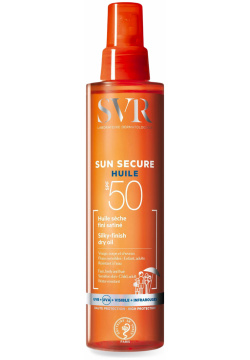 SVR Солнцезащитное сухое масло для лица и тела Sun Secure SPF50 200 мл 1029616